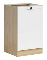 Junona Line - Underskap 50 cm - Dører - Venstre - Hvit/Eik